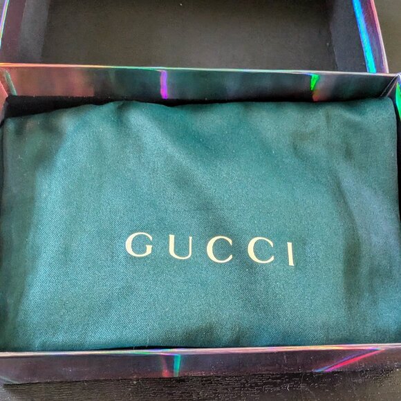 Gucci GG Supreme Monogram Flora Web Ophidia Card Case Red - Picture 7 of 8